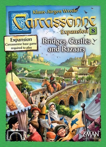 Carcassonne Board Game Expansion: Bridges, Castles And Bazaars