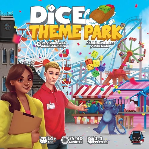 2!ACG045 Dice Theme Park Board Game published by Alley Cat Games