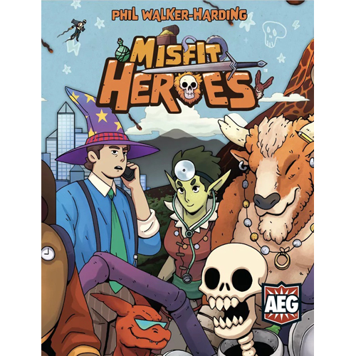 2!AEG1013 Misfit Heroes Card Game published by Alderac Entertainment Group