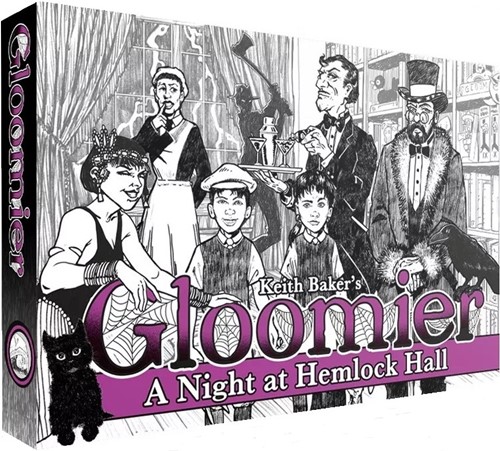 2!AG1356 Gloomier Card Game: A Night At Hemlock Hall published by Atlas Games