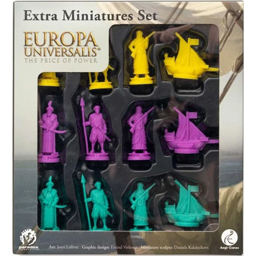 1!AGEUADD13 Europa Universalis Board Game: Extra Miniatures Set published by Aegir Games