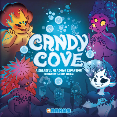 2!AKS002005 Dreadful Meadows Board Game: Candy Cove Expansion published by Arkus Studios
