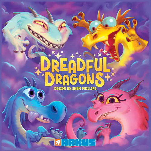 2!AKS005001 Dreadful Dragons Card Game published by Arkus Studios