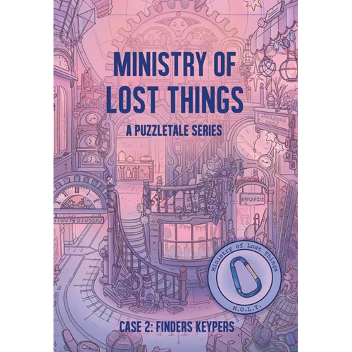 ALLGMEPCMLTC2 Ministry Of Lost Things Board Game: Case 2 Finders Keypers published by Postcurious