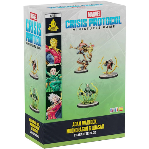 2!AMGCP191 Marvel Crisis Protocol Miniatures Game: Adam Warlock, Moondragon, Quasar Character Pack published by Atomic Mass Games