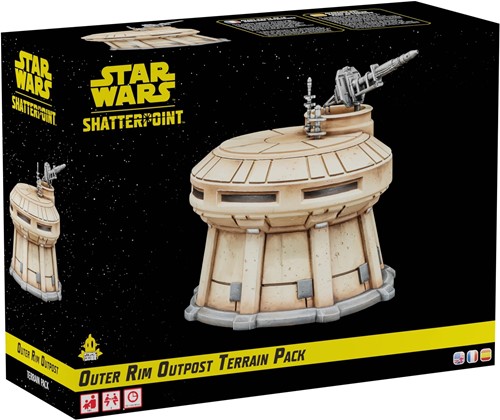3!AMGSWP60 Star Wars: Shatterpoint Outer Rim Outpost Terrain Pack published by Atomic Mass Games
