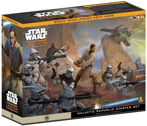 AMGSWQ19 Star Wars Legion: Galactic Republic Starter Set published by Atomic Mass Games