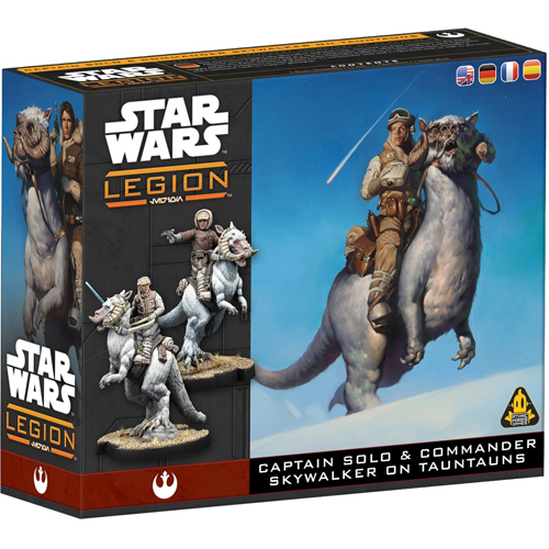 2!AMGSWQ41 Star Wars Legion: Captain Solo And Commander Skywalker On Tauntauns published by Atomic Mass Games
