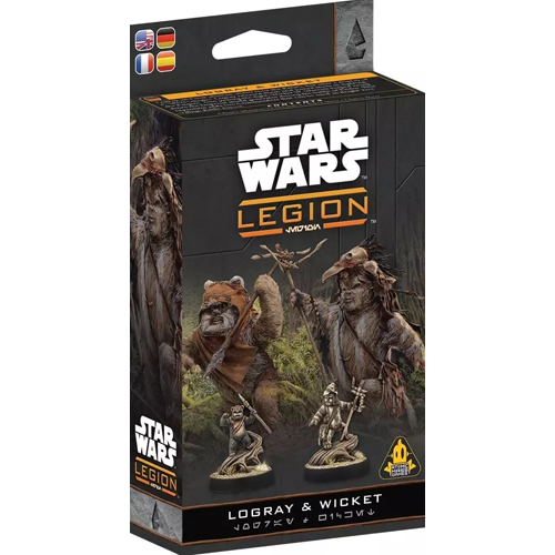 2!AMGSWQ74 Star Wars Legion: Logray And Wicket Commander Expansion published by Atomic Mass Games