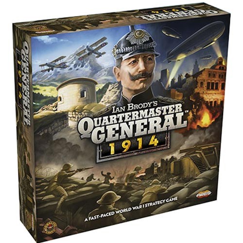2!AREARTG014 Quartermaster General Board Game: 1914 published by Ares Games