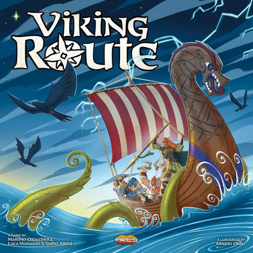 2!AREARTG025 Viking Route Board Game published by Ares Games