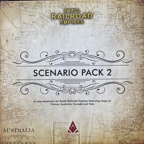 ARQ042 Small Railroad Empires Board Game: Scenario Pack 2 published by Archona Games