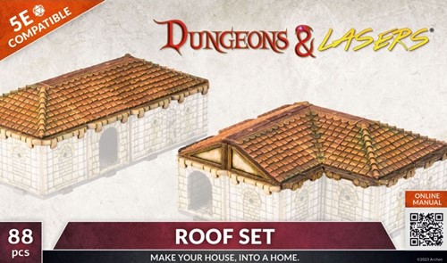ARSDNL0047 Dungeons And Lasers: Roof Set published by Archon Studio
