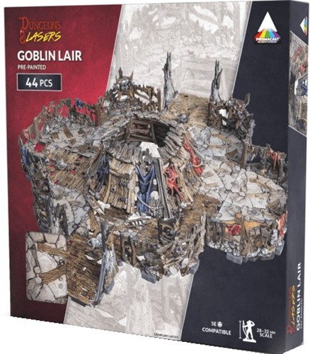 2!ARSDNL0125 Dungeons And Lasers: Goblin Lair Pre-Painted published by Archon Studio