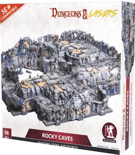 2!ARSDNL0127 Dungeons And Lasers: Rocky Caves published by Archon Studio