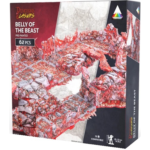 3!ARSDNL0136 Dungeons and Lasers: Belly Of The Beast Pre-Painted published by Archon Studio