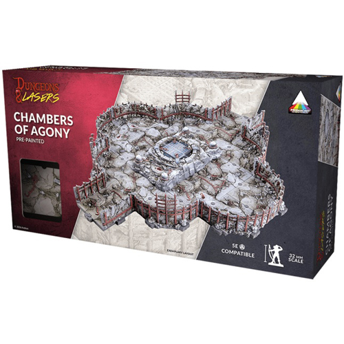 2!ARSDNL0145 Dungeons And Lasers: Chambers Of Agony Pre-Painted published by Archon Studios
