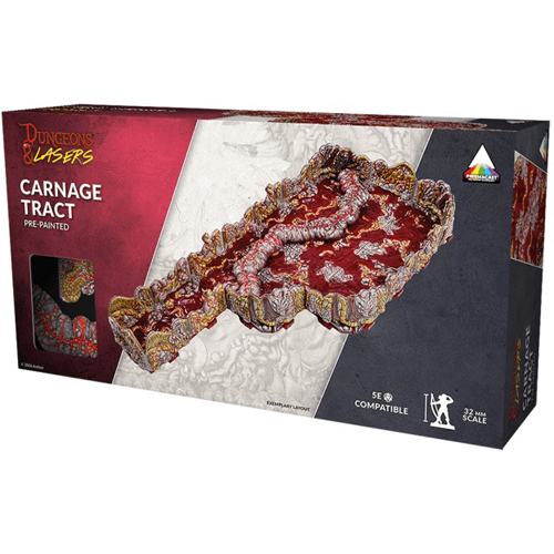2!ARSDNL0147 Dungeons And Lasers: Carnage Tract Pre-Painted published by Archon Studios