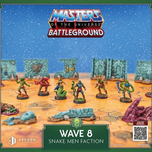 3!ARSMOTU0120 Masters Of The Universe Board Game: Wave 8 Snake Men published by Archon Studio