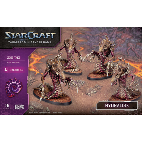 ARSSCMG0007 Starcraft Miniatures Game: Zerg: Hydralisk Expansion Set published by Archon Studios