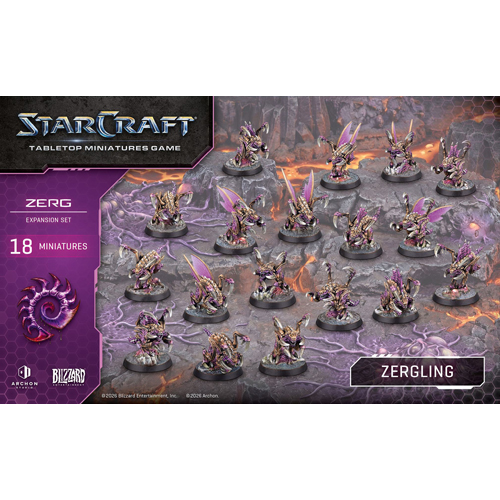 ARSSCMG0008 Starcraft Miniatures Game: Zerg: Zergling Expansion Set published by Archon Studios