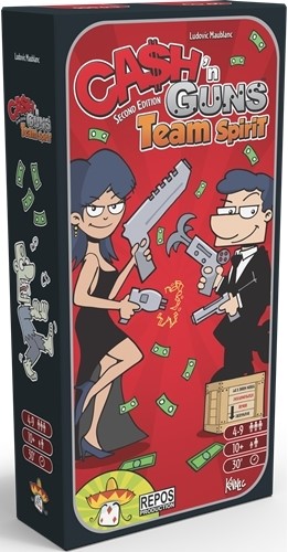 ASMCGEN04 Cash n Guns Board Game 2nd Edition: Team Spirit Expansion published by Asmodee
