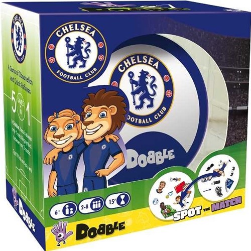 2!ASMDOBFCUK04EN Dobble Card Game: Chelsea Edition published by Asmodee