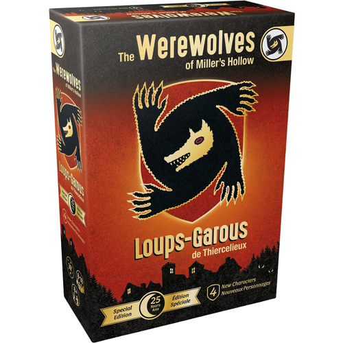 2!ASMLGSE05EN Werewolves Of Miller's Hollow Card Game: 25 Years Special Edition published by Asmodee