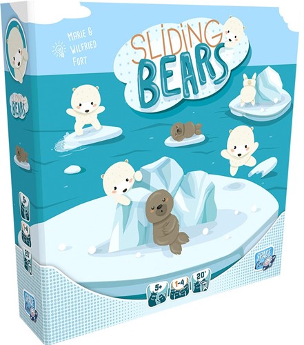 2!ASMSCOOT01EN Sliding Bears Board Game published by Asmodee
