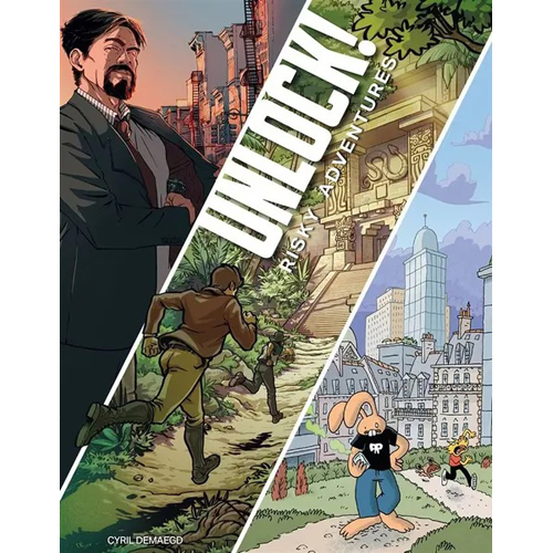 2!ASMSCUNL13EN Unlock Card Game: 13 Risky Adventures published by Asmodee