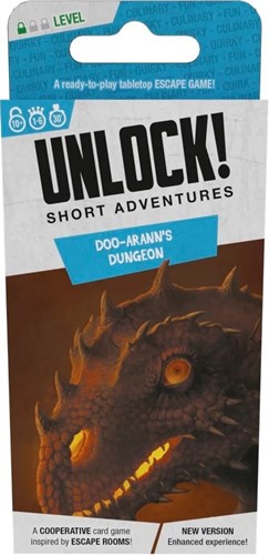 ASMSCUNLSH04EN Unlock Card Game: Short 4 - Doo-Arann's Dungeon published by Asmodee