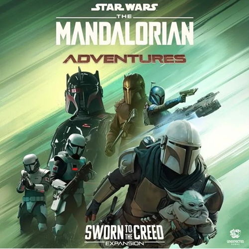 2!ASMUG07 Star Wars The Mandalorian Board Game: Adventures Sworn To The Creed Expansion published by Unexpected Games