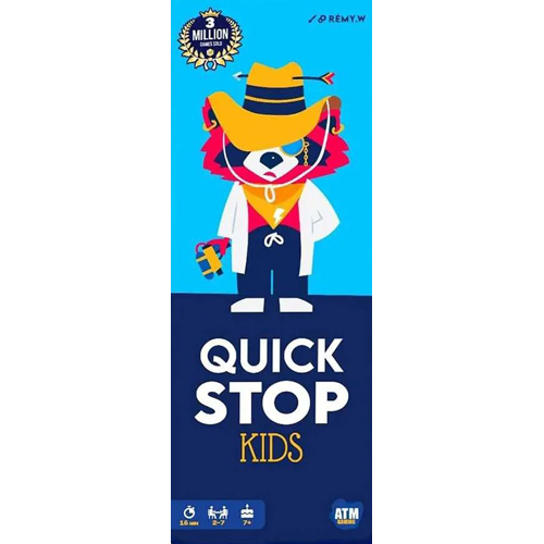 3!ATMQSKIDS Quickstop Kids Card Game published by ATM Gaming