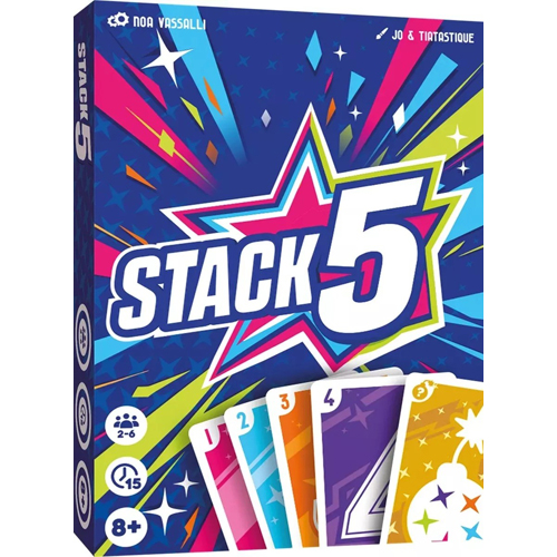 ATMSTACK5 Stack 5 Card Game published by ATM Gaming
