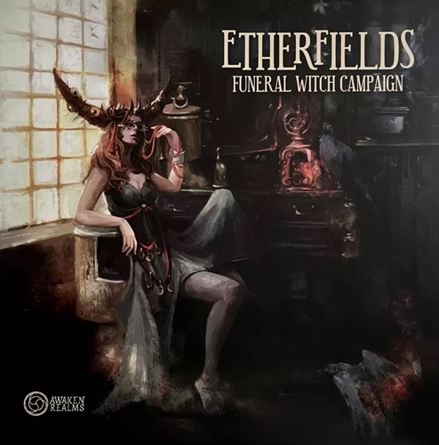 AWAETHFUNW Etherfields Board Game: Funeral Witch Campaign published by Awaken Realms