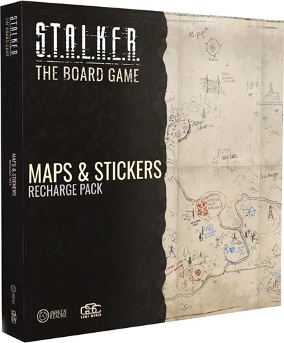 2!AWAST04 STALKER The Board Game: Maps And Stickers Recharge Pack published by Awaken Realms