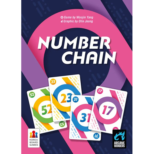 2!AWGAW28NC Number Chain Card Game published by Arcane Wonders