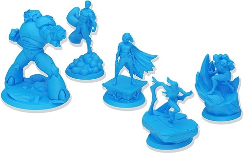 2!AWGDTE15FFMN Freedom Five Board Game: Miniatures Pack Heroes Mastermind published by Arcane Wonders