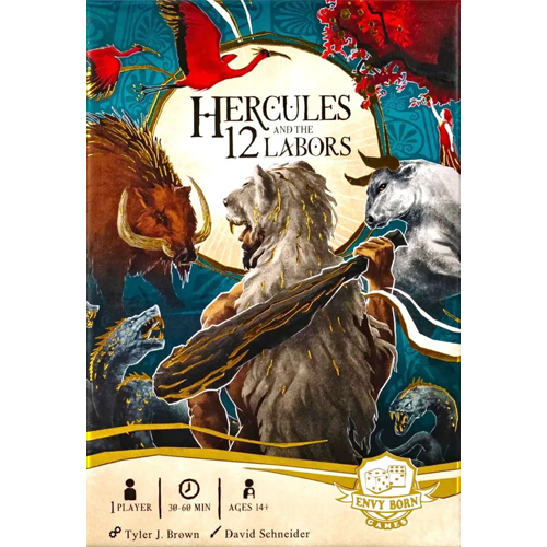 2!BBO800 Hercules And The 12 Labors Card Game published by Envy Born Games