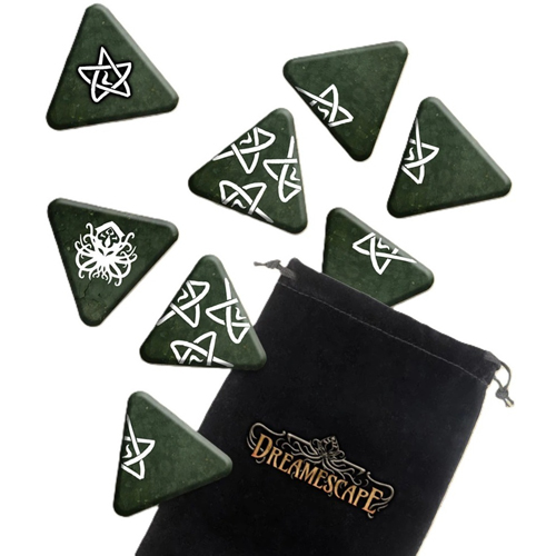 3!BCGDES1009 Dreamescape Card Game: Resin Rune Pack published by BadCat Games