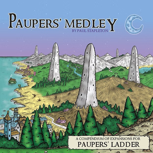 1!BDSTPL05 Paupers Ladder Board Game: The Paupers Medley Expansion Pack published by Bedsit Games