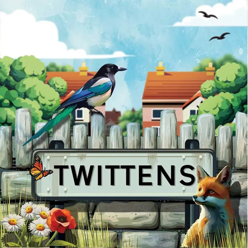 1!BDSTTW01 Twittens Board Game published by Bedsit Games