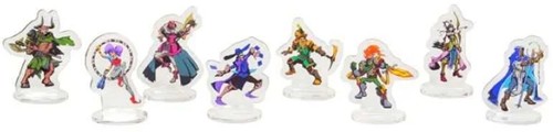 3!BGSDAHT Shuffle Dungeons Board Game: Acrylic Hero Tokens published by Zero Strategy Games
