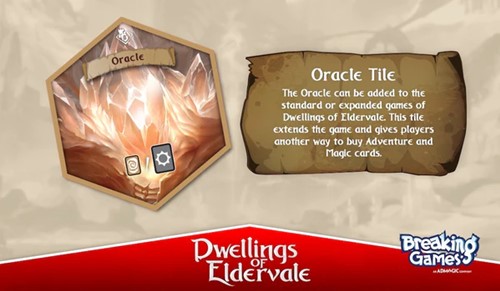 Dwellings Of Eldervale Board Game 2nd Edition: Oracle Tile Expansion