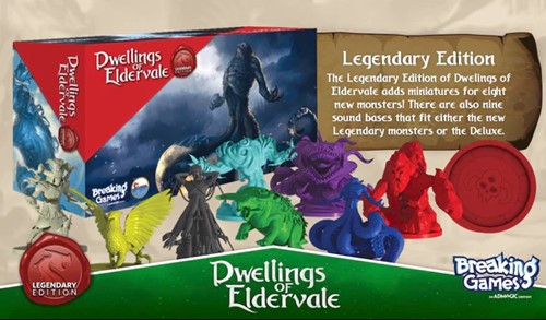 Dwellings Of Eldervale Board Game 2nd Edition: Legendary Upgrade Kit