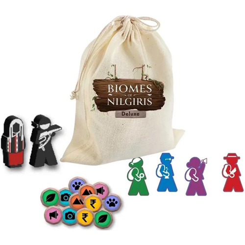 2!BLUBONDELENGV1 Biomes Of Nilgiris Board Game: Deluxe Upgrade published by Bluencore Games