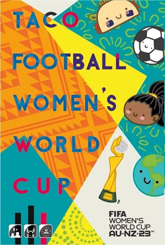 BLUTACOF2 Taco Football Woman World Cup Card Game published by Blue Orange Games