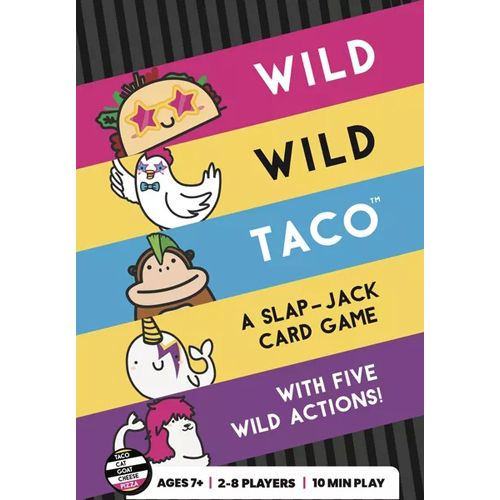 BLUWILDTACO Wild Wild Taco Card Game published by Blue Orange