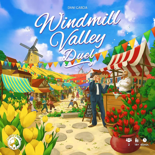 2!BND0183 Windmill Valley Duel Board Game published by Board And Dice