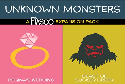 2!BPG104 Fiasco RPG: Unknown Monsters Expansion Pack published by Bully Pulpit Games
